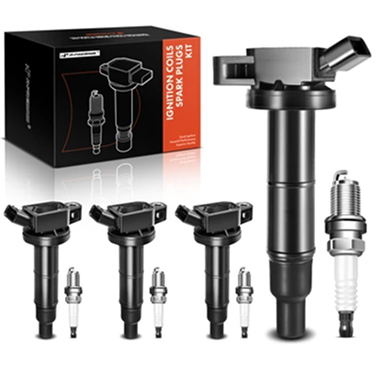 2011-2016 Ford F-150 Ignition Coil and Spark Plug Kit Set of 16 Iridium Series | 2-Blade Terminal | 2-Year Warranty | A-Premium APIC0686