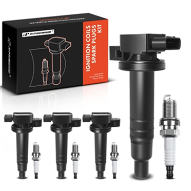 2011-2016 Ford F-150 Ignition Coil and Spark Plug Kit Set of 16 Iridium Series | 2-Blade Terminal | 2-Year Warranty | A-Premium APIC0684